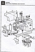 1 MACHINE FRAME & MISCELLANEOUS COVER COMPONENTS