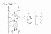 18 LBH780 MOTOR PULLEY COMPONENTS