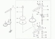 DLN-5410N - 10. THREAD STAND COMPONENTS