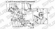10 STITCH SELECTING PARTS COMPONENTS