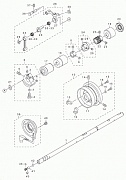 DLN-6390 - 2.MAIN SHAFT & THREAD-UP LEVER COMPONENTS