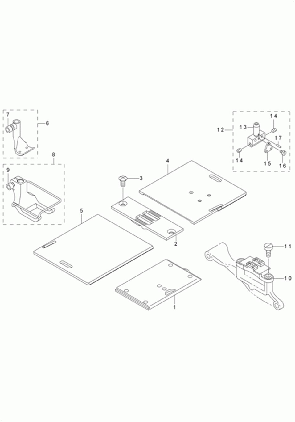 LU-2260N-7 - 23.GAUGE COMPONENTS(LU-2260 STANDARD PARTS) фото