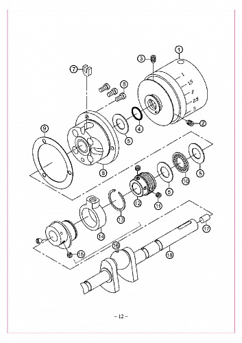 4 Crankshaft Drive assemblies