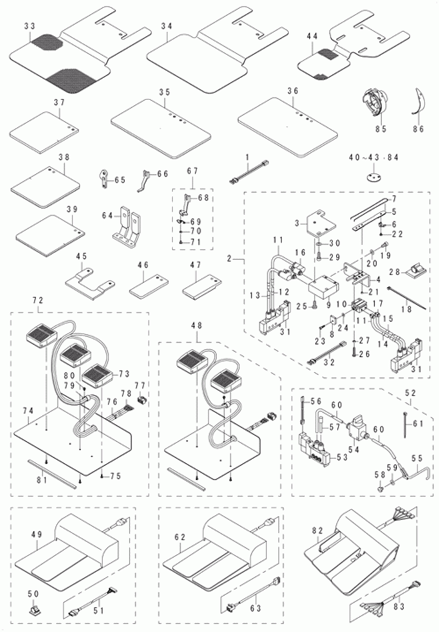 LK-1942GA - 22.OPTIONAL PART COMPONENTS(1) фото