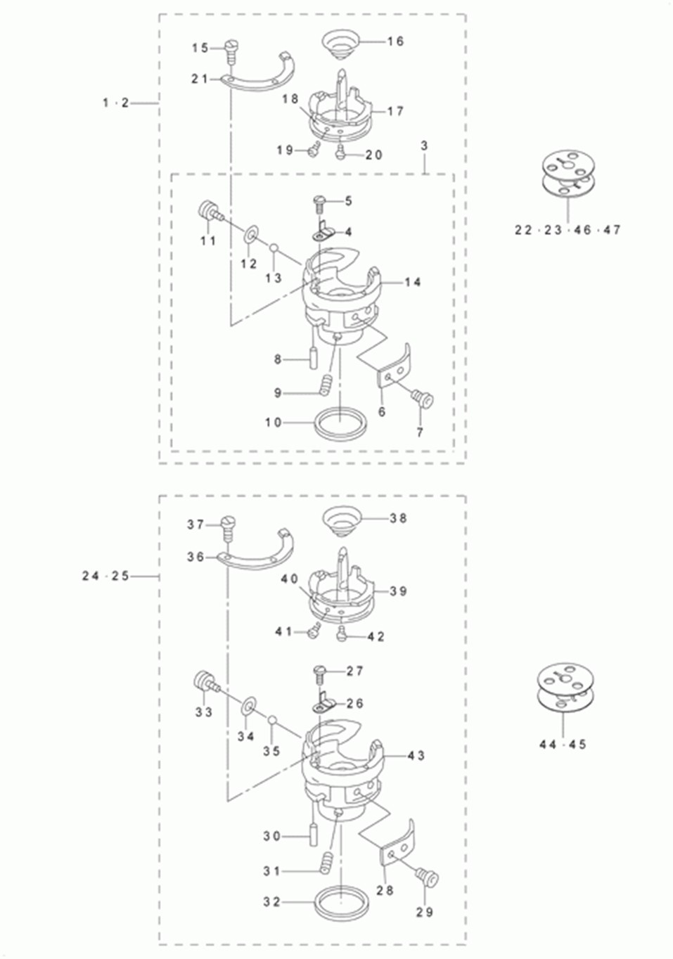 LU-2210N-7 - 11.HOOK COMPONENTS фото