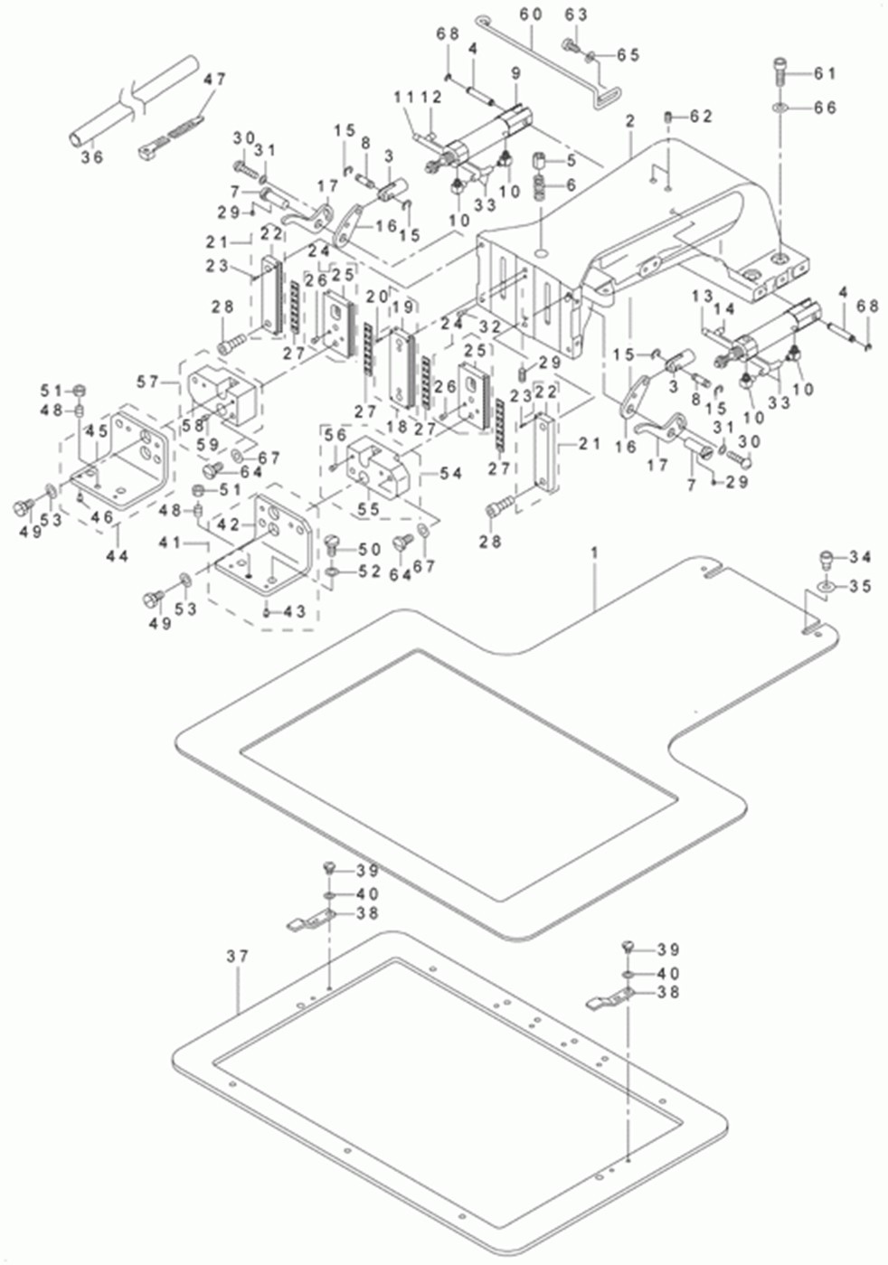 AMS-223C - 12. CLOTH FEED MECHANISM COMPONENTS фото