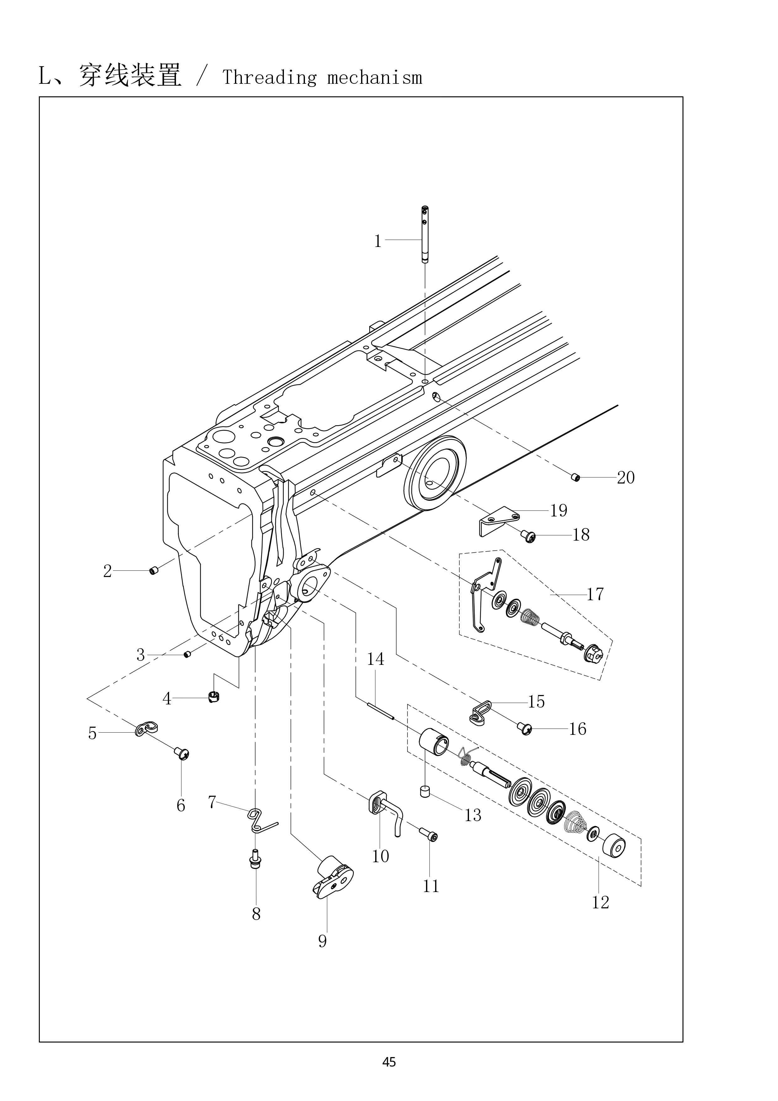 22 THREADING MECHANISM