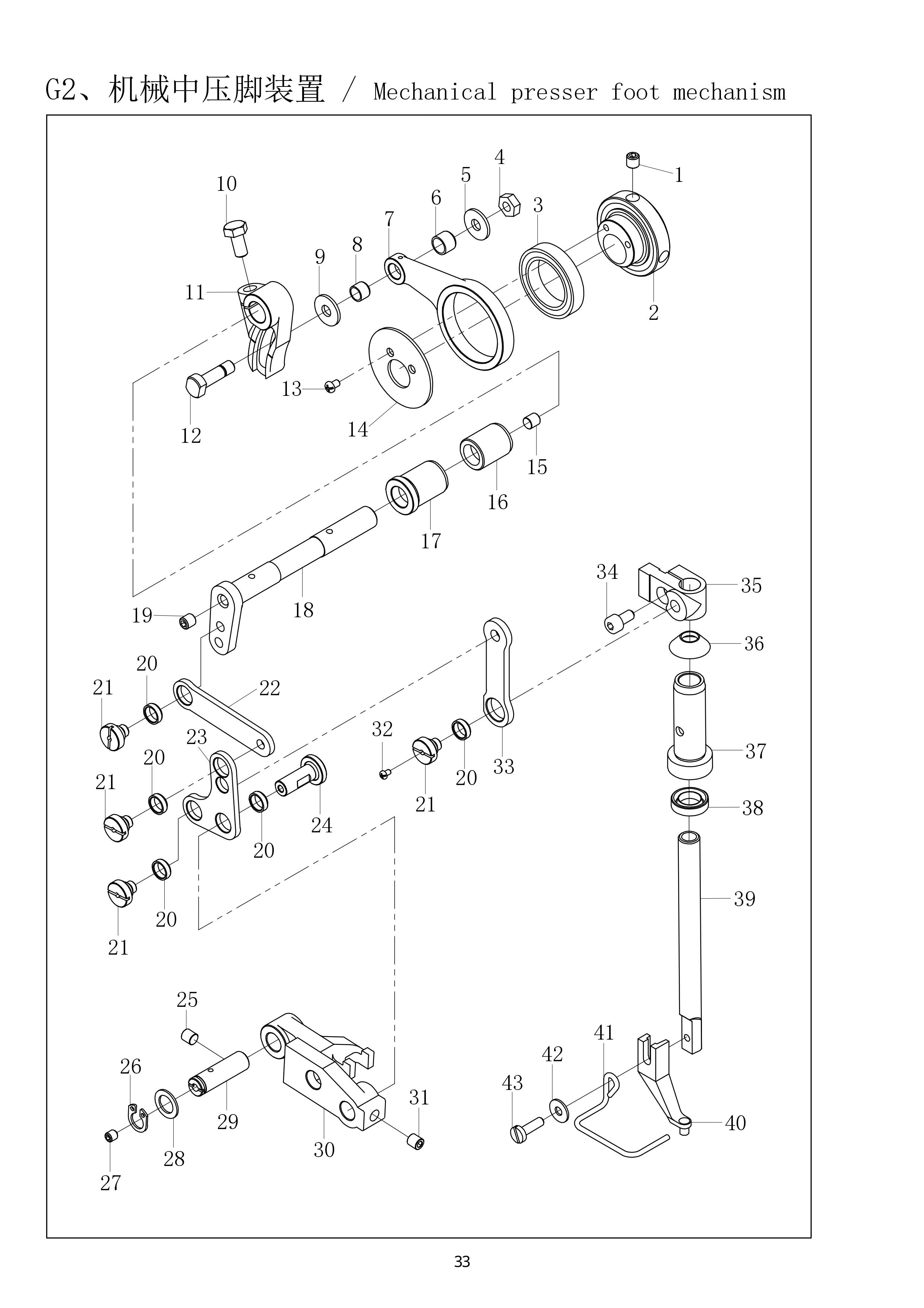 16 MECHANISM PESSER FOT MECHANISM