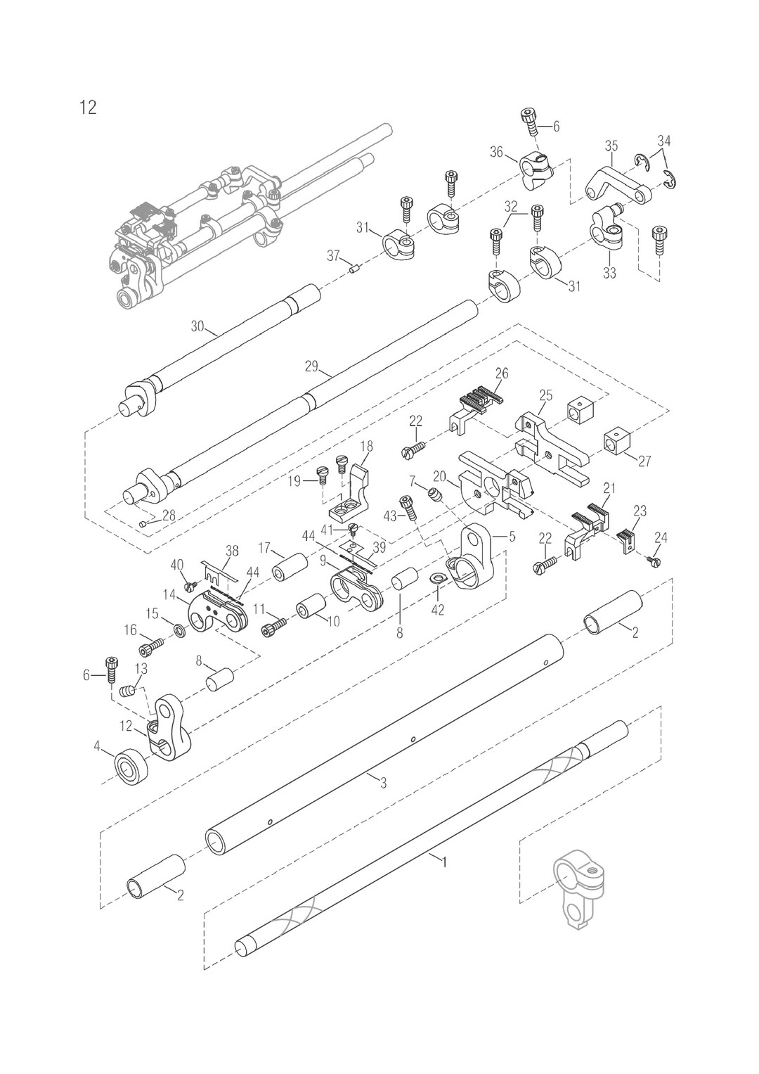 12 VG-888S FEED DRIVING MECHANISM