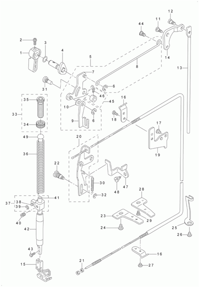 DLM-5400N-7 - 4. HAND LIFTER COMPONENTS фото