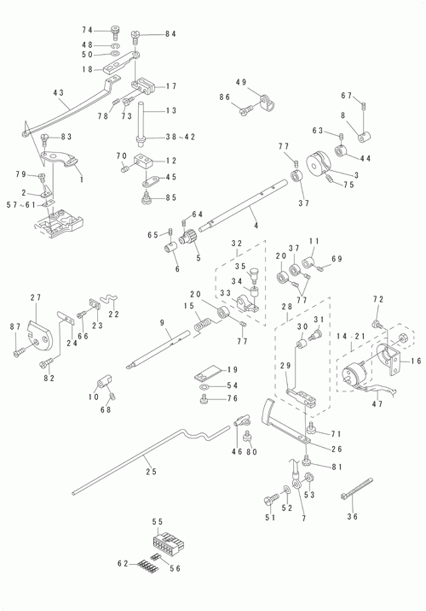 DSC-246 - 7.THREAD TRIMMER COMPONENTS фото