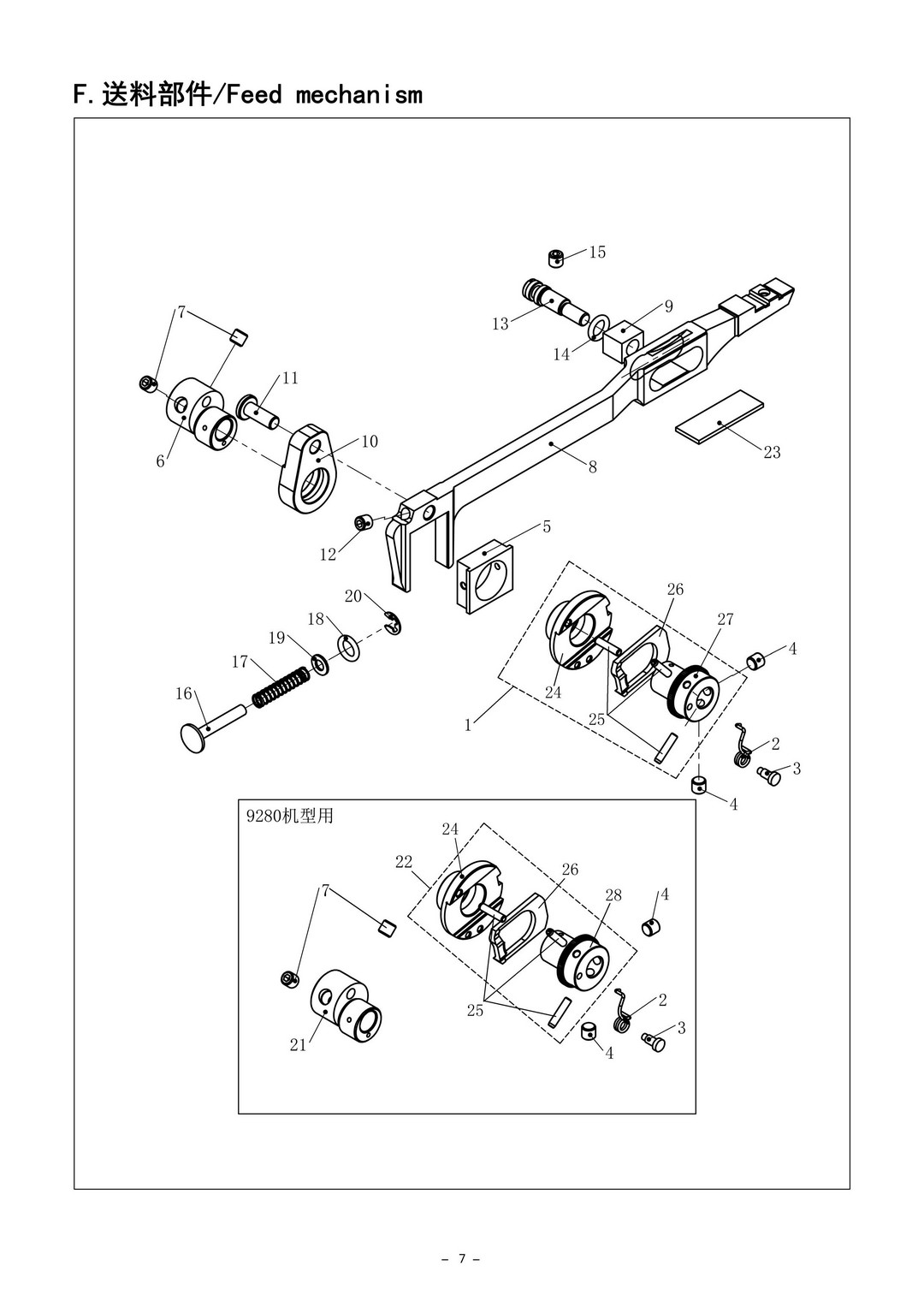 7 Feed Mechanism фото