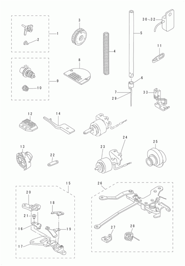 DLM-5400N-7 - 14. EXCLUSIVE PARTS FOR DLN-5410NH-7