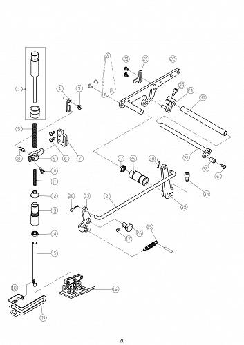 9 Presser Foot Assemblies
