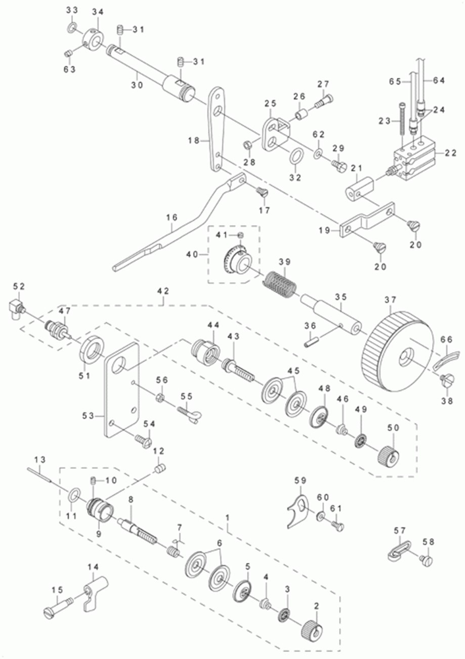 AVP-875A - 7. THREAD RISING COMPONENTS фото