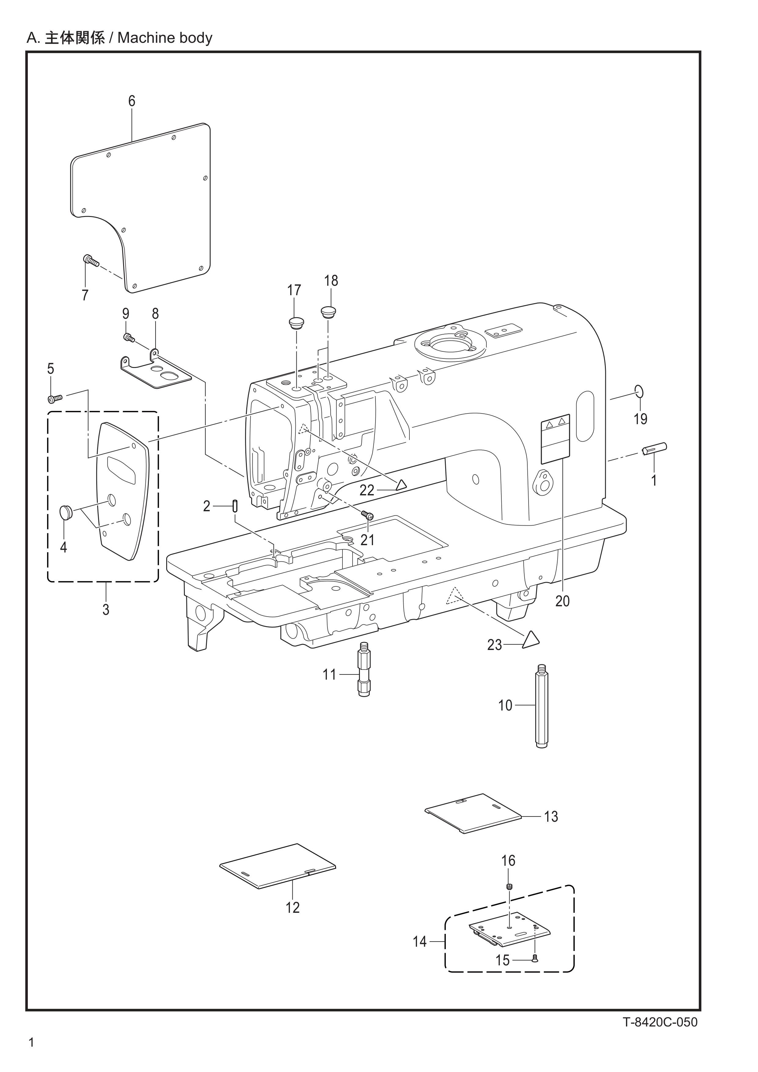 1 MACHINE BODY