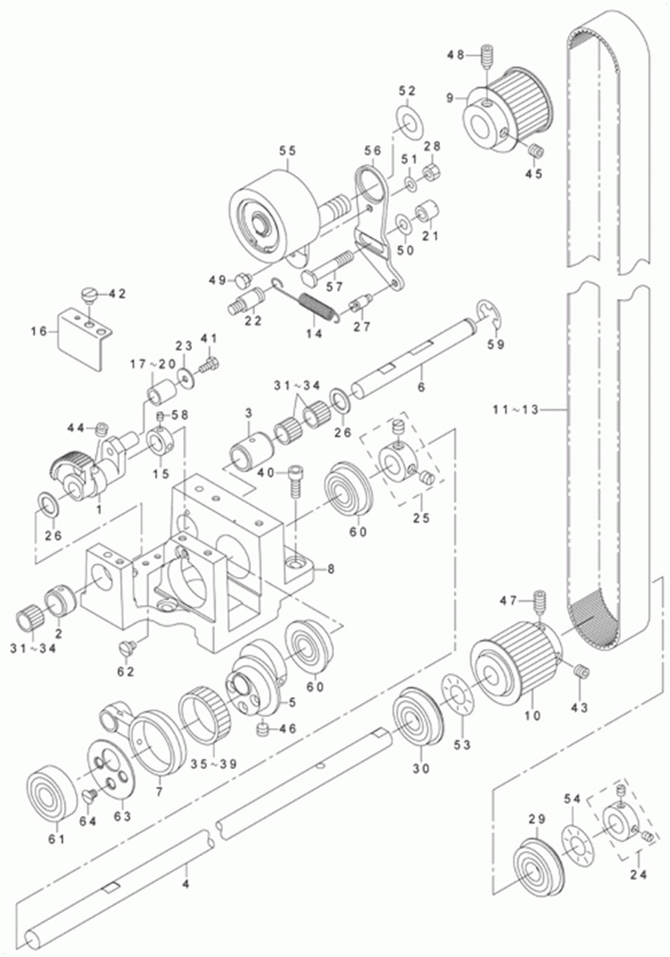 AMS-223C - 7. SHUTTLE DRIVER SHAFT COMPONENTS(2) фото