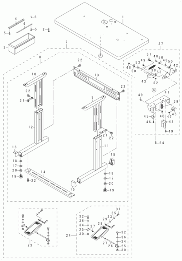 LBH-1790 - 10. TABLE COMPONENTS фото