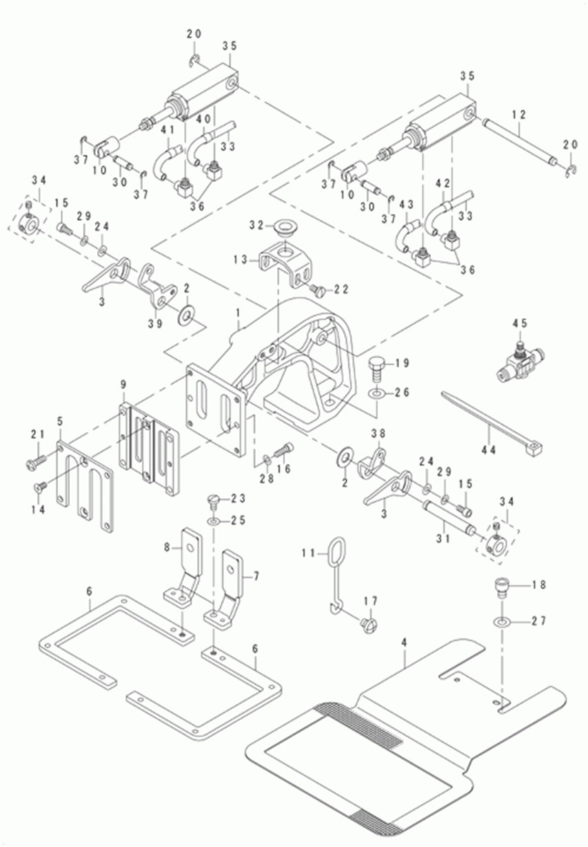 LK-1941ZA - 12.CLOTH FEED MECHANISM COMPONENTS фото