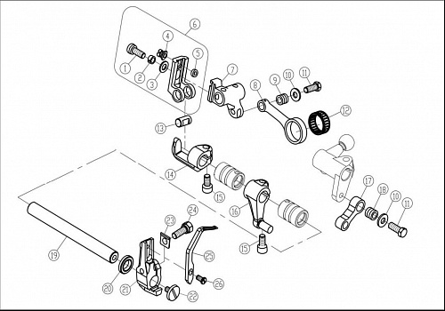 14 Chainstitch Looper Drive Mechanism (1)