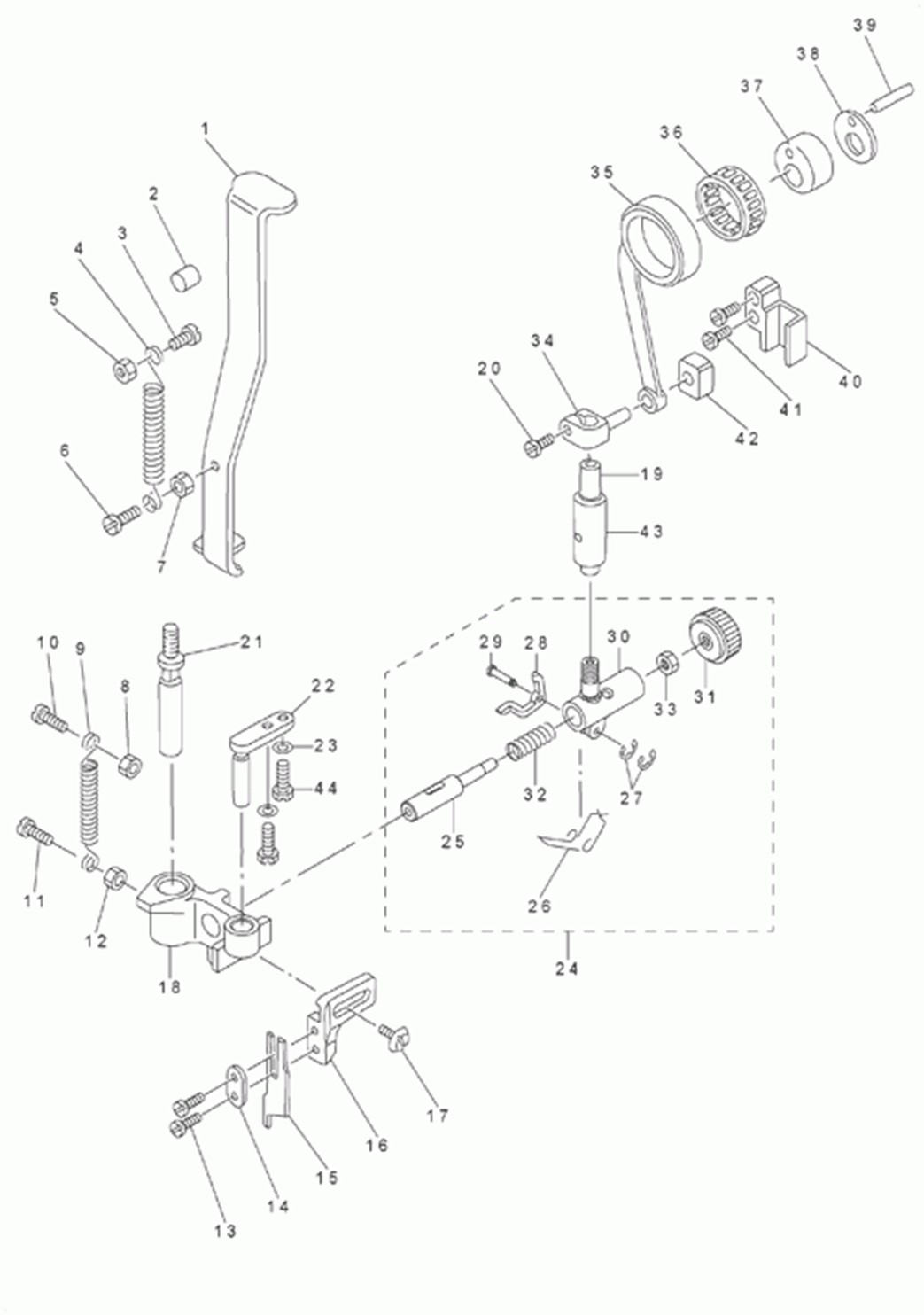 DLM-5200N - 6. KNIFE COMPONENTS фото