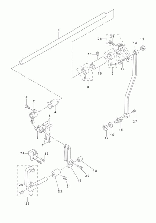 DLN-5410NJ-7 - 7. NEEDLE BAR FRAME COMPONENTS фото