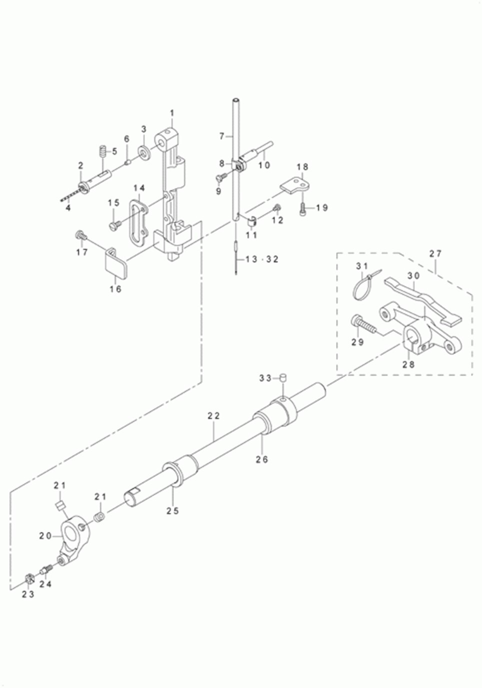 LU-1508H - 3.NEEDLE BAR ROCKING COMPONENTS фото