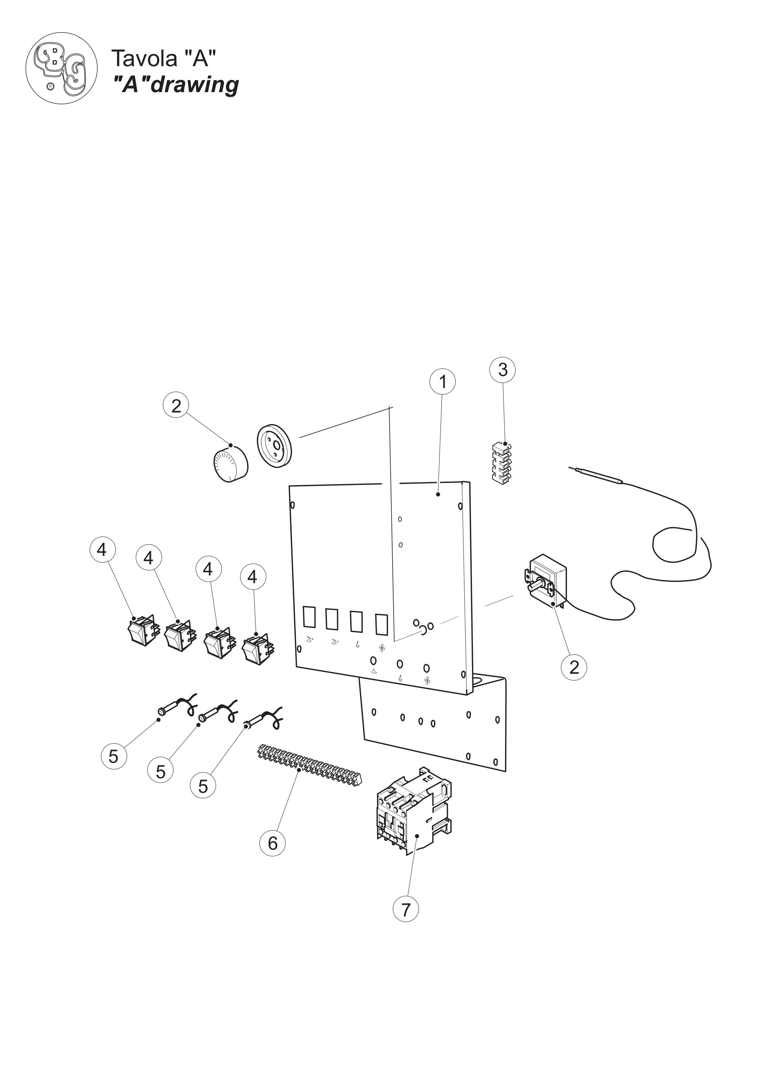 1 TAVOLA A DRAWING