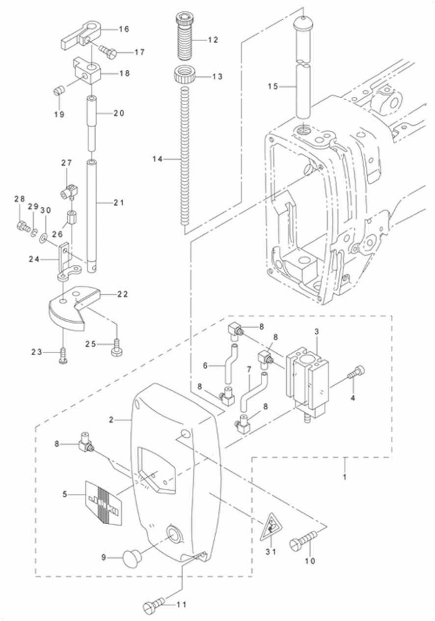 AVP-875S - 6. PRESSER MECHANISM COMPONENTS фото