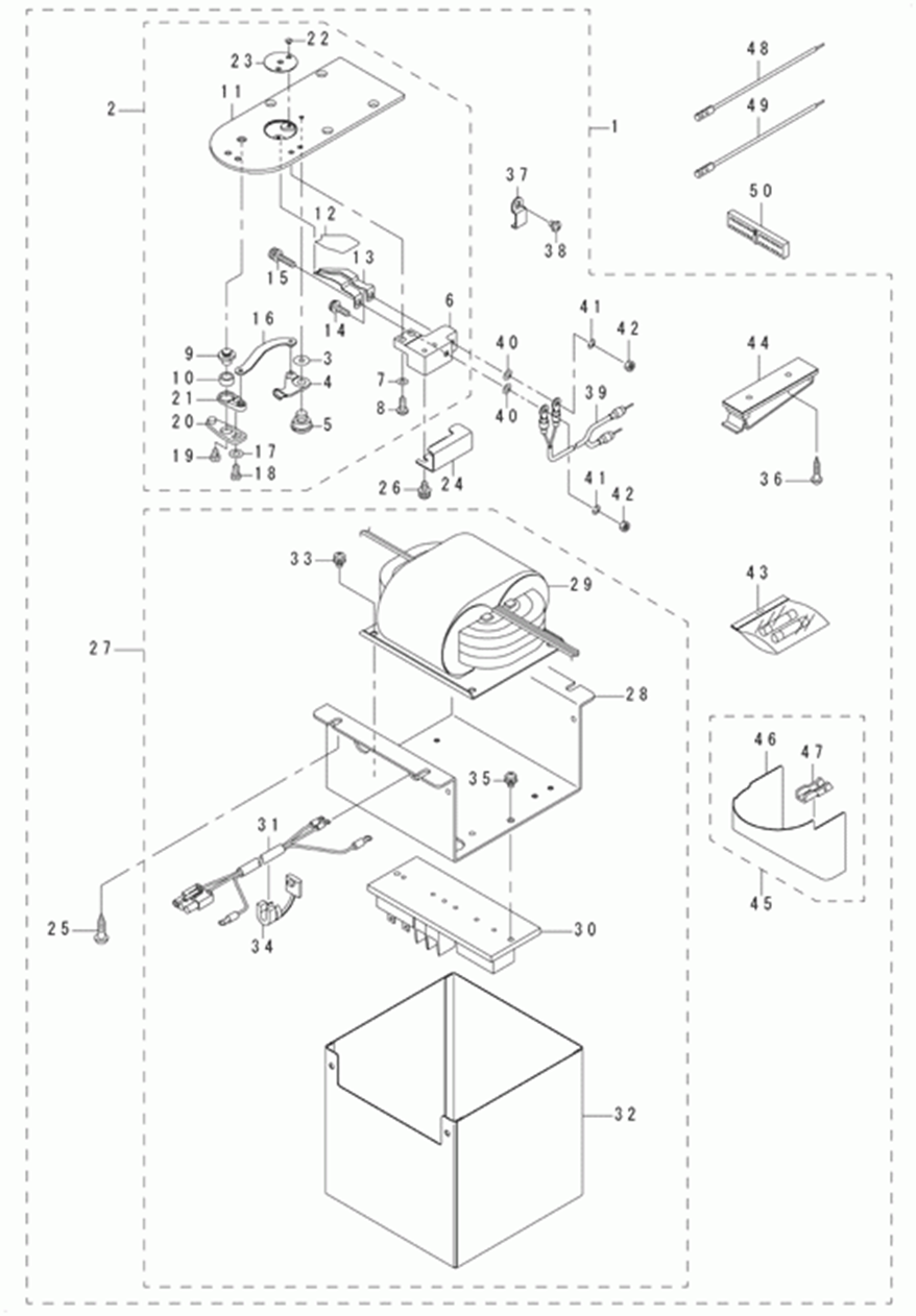 LK-1942HA - 23.OPTIONAL PART COMPONENTS(2) фото