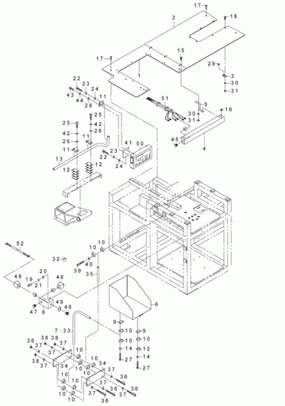 AVP-875S - 27. MAIN BODY FRAME COMPONENTS (2) фото