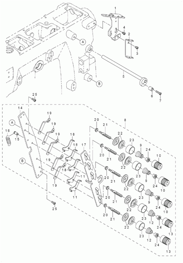 MF-7823 - 12.THREAD TENSION COMPONENTS фото