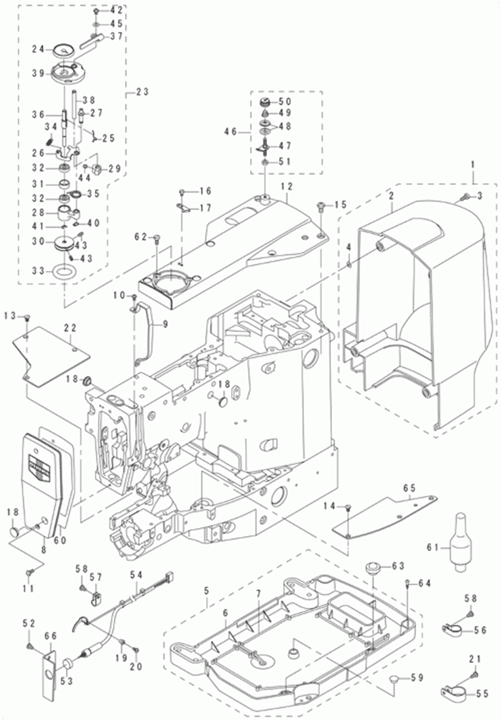 LK-1942GA - 1.FRAME & MISCELLANEOUS COVER COMPONENTS(1) фото