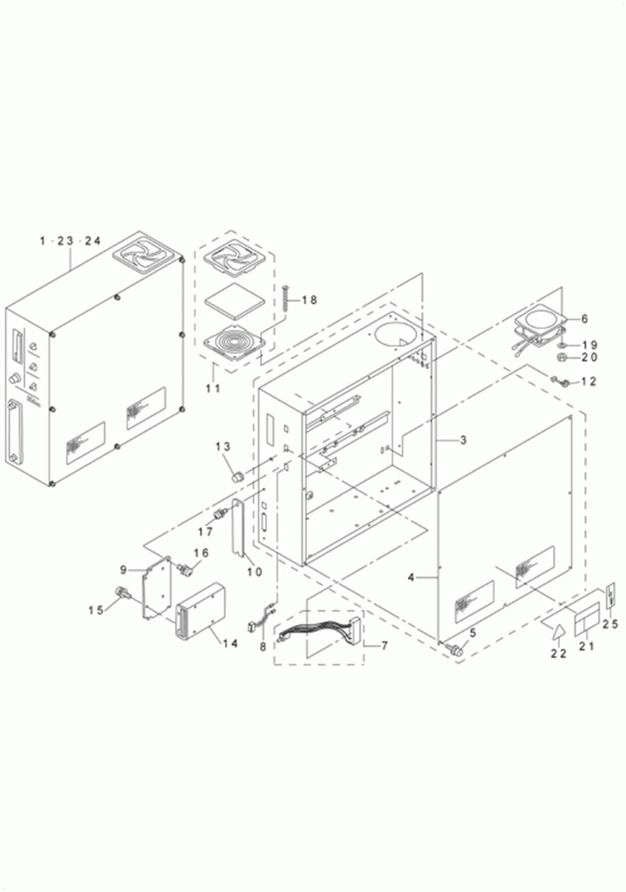 AMS-223C - 18. CONTROL BOX COMPONENTS фото