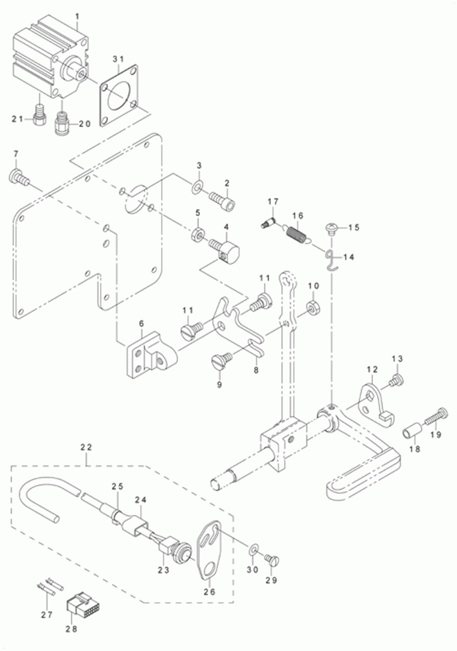 DNU-1541-7 - 7.AUTOMATIC BACK COMPONENTS фото