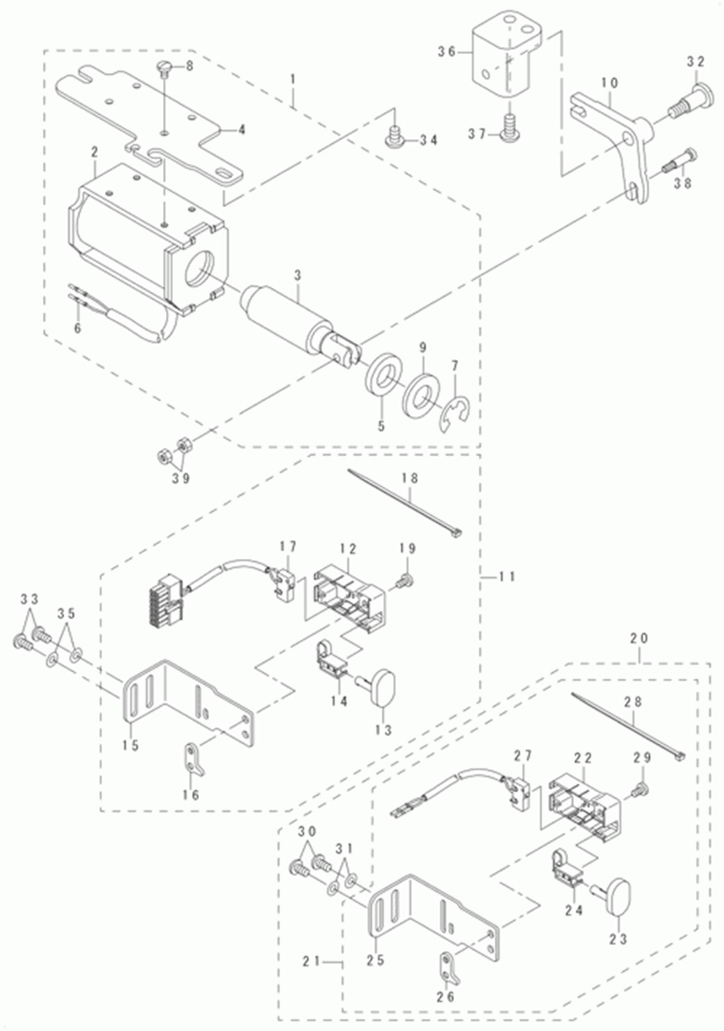 DLN-9010SS - 10. AUTOMATIC REVERSE FEED COMPONENTS фото