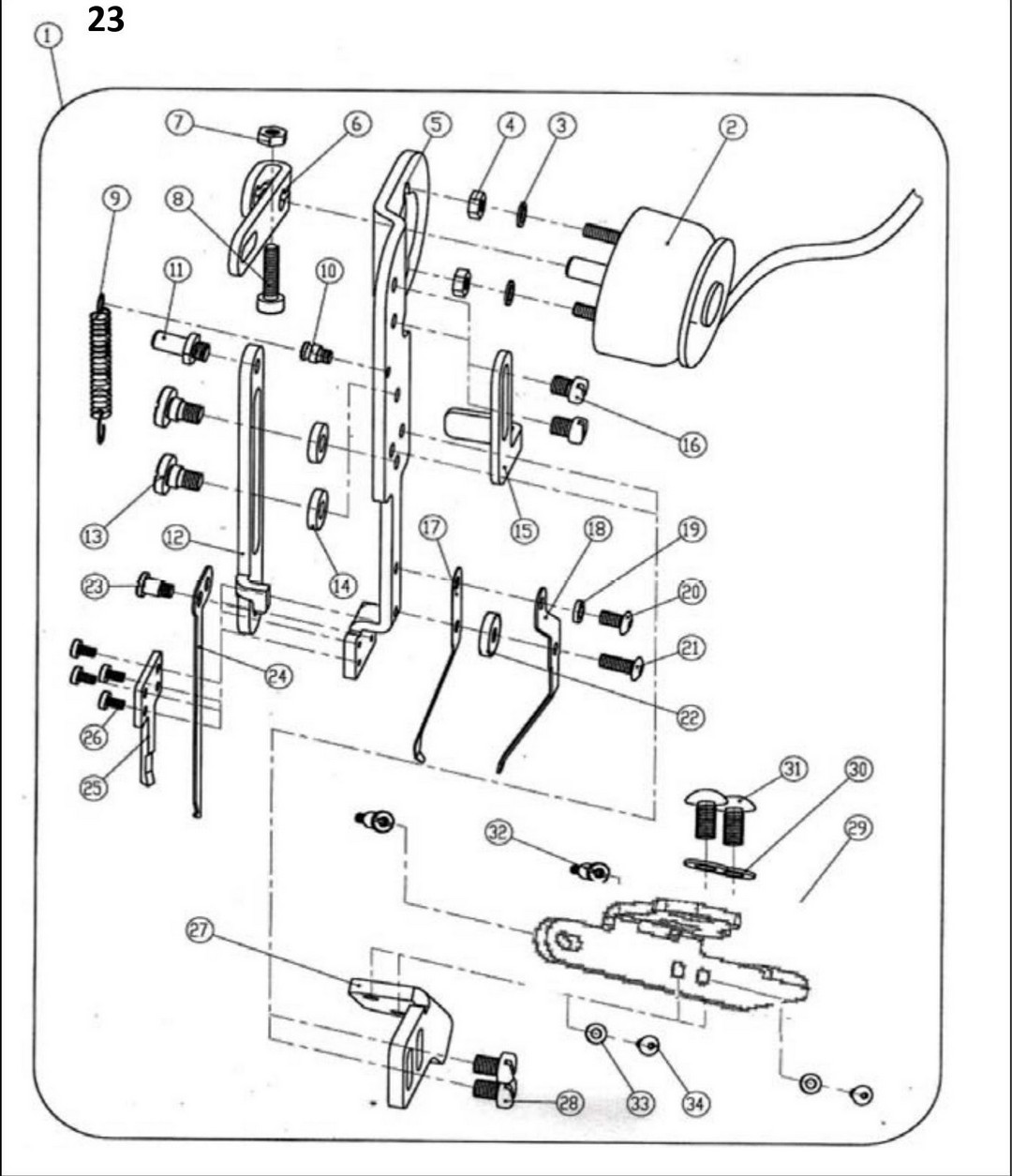 23 Knife Holder Assemblies (1) фото