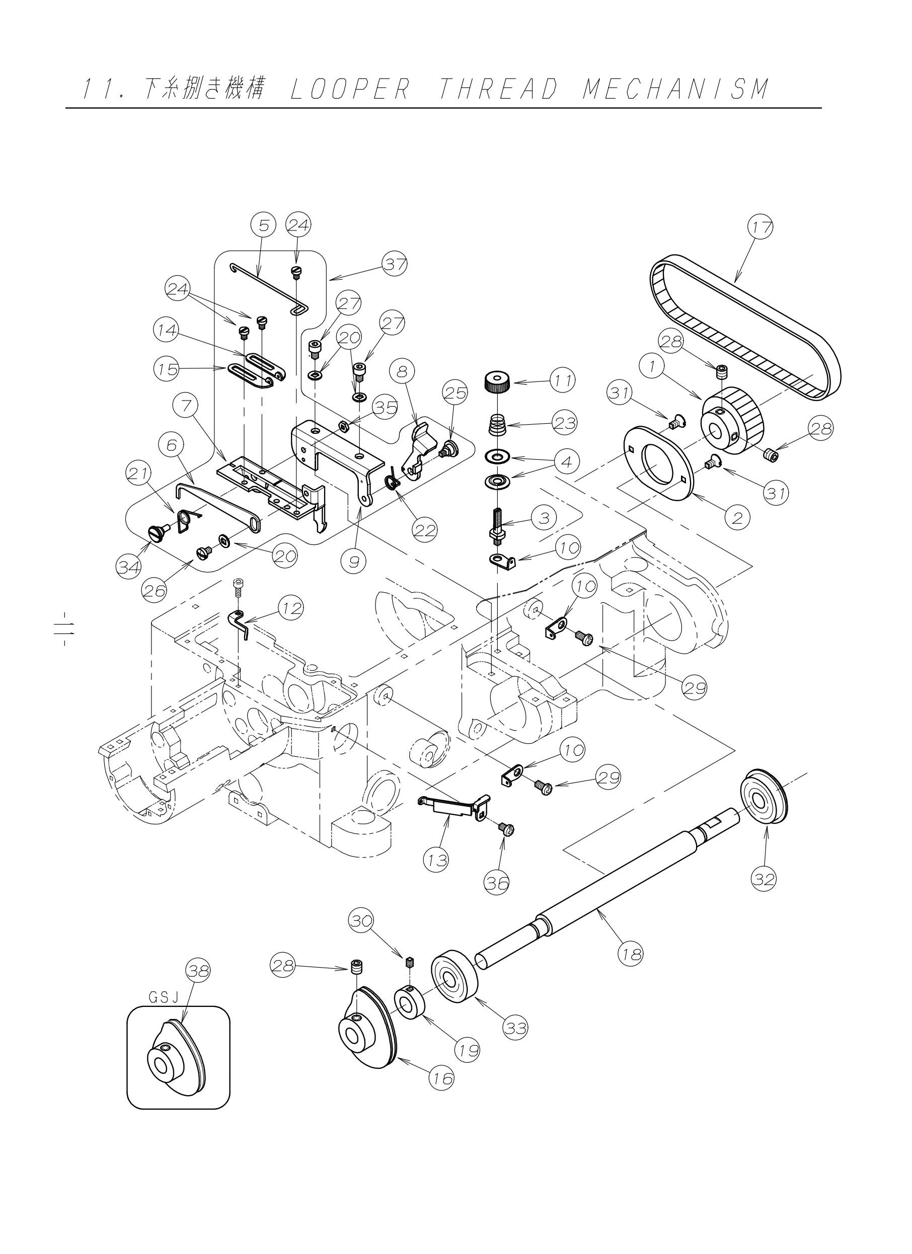 11 LOOPER THREAD MECHANISM