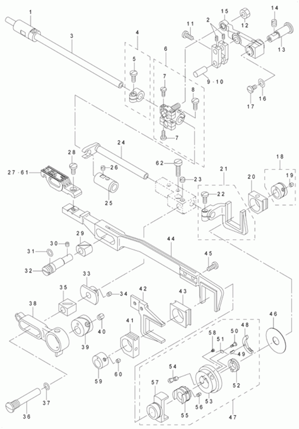 MS-1190 - 5. FEED MECHANISM COMPONENTS фото