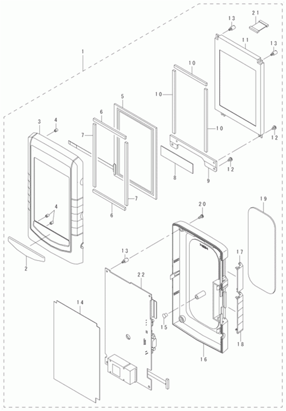 LBH-1790 - 13. OPERATION PANEL COMPONENTS фото