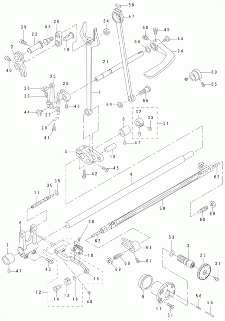 DU-140 - 5.FEED MECHANISM COMPONENTS фото