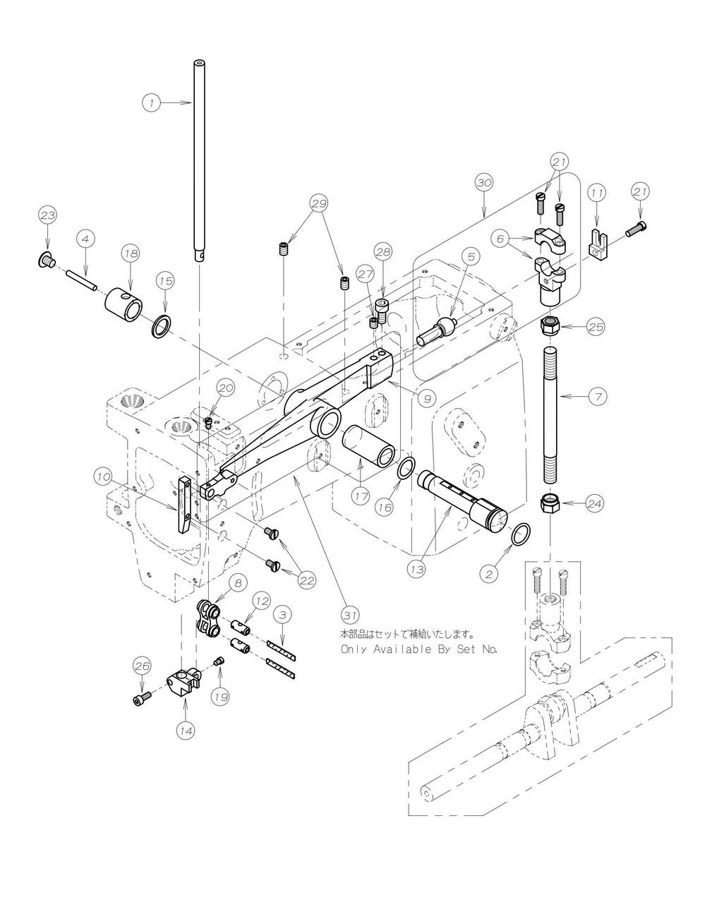 6 NEEDLE BAR&LEVER MECHANISM