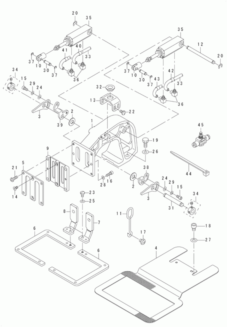 LK-1942GA - 12.CLOTH FEED MECHANISM COMPONENTS фото