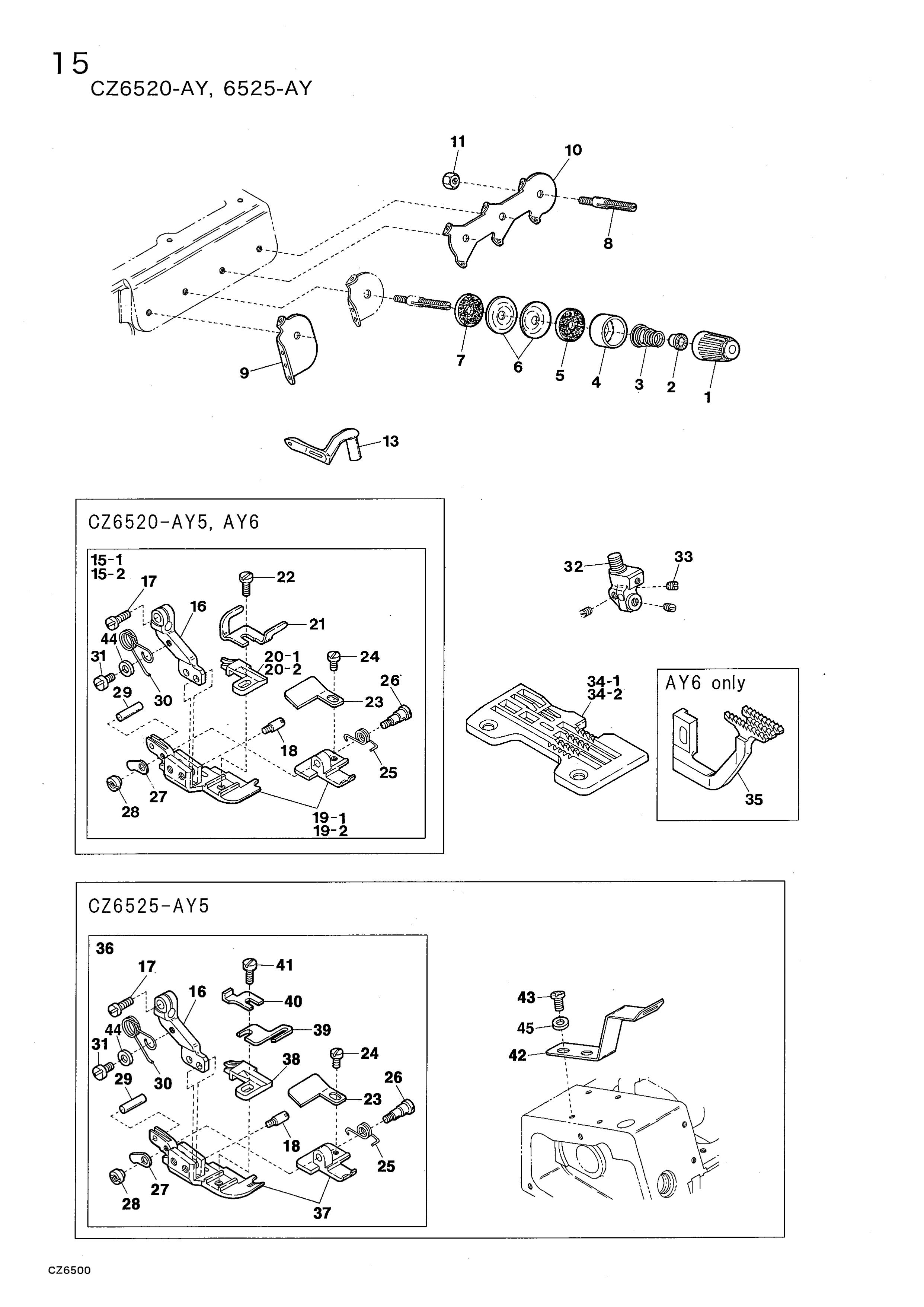 15 EXCLUSIVE PARTS