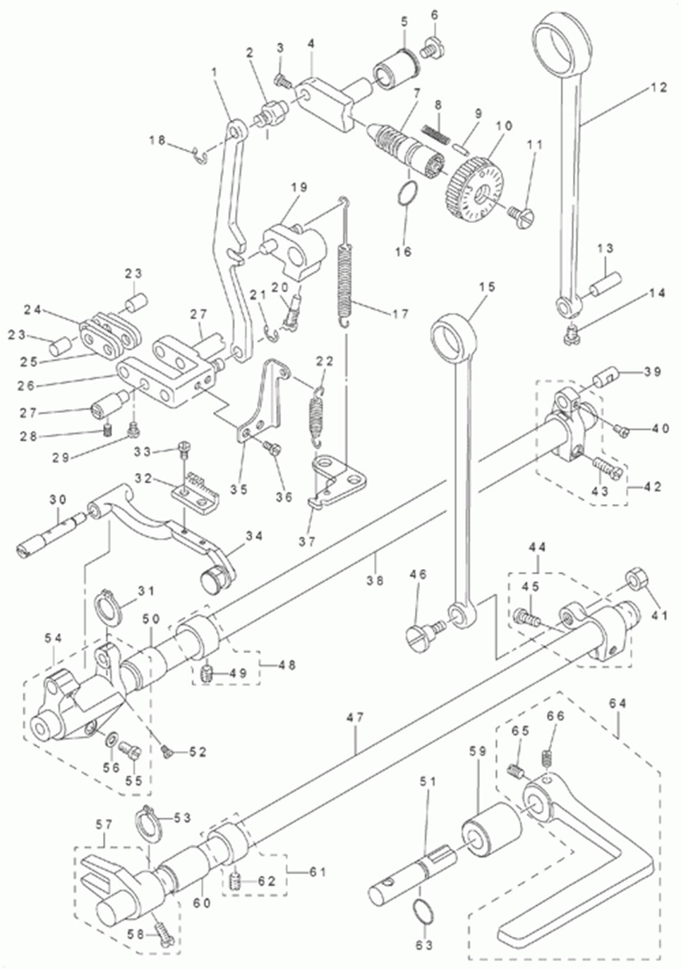 DLM-5200N - 5. FEED MECHANISM COMPONENTS фото