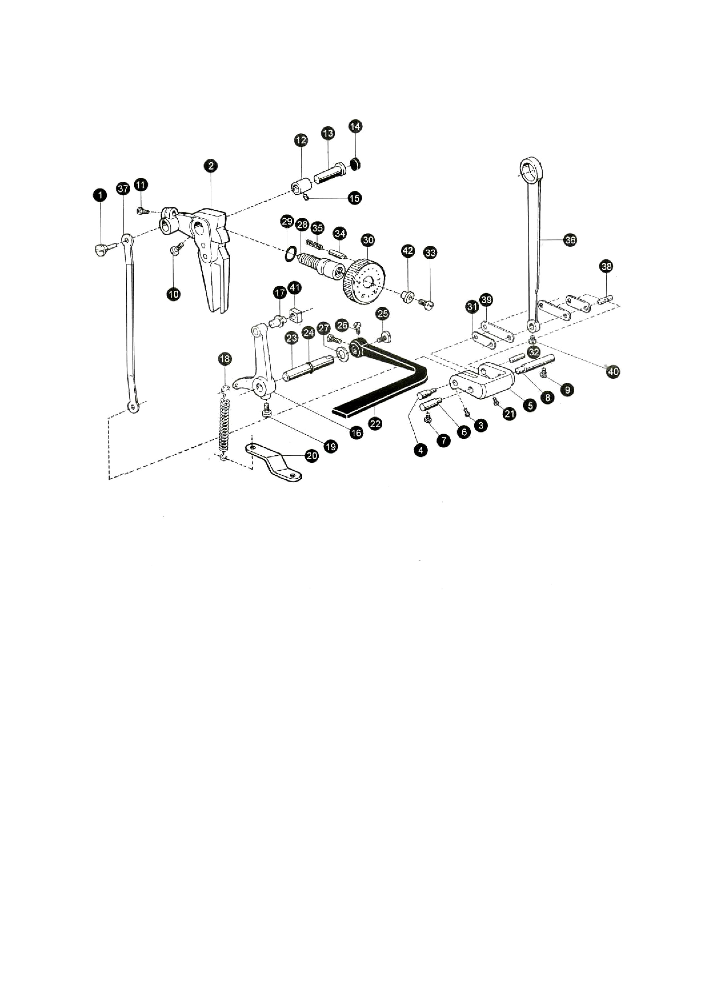 6 STITCH LENGTH REGULATING MECHANISM