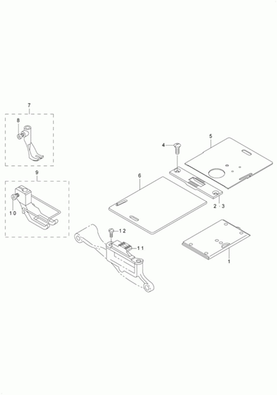 LU-2260N-7 - 22.GAUGE COMPONENTS(LU-2210 STANDARD PARTS) фото