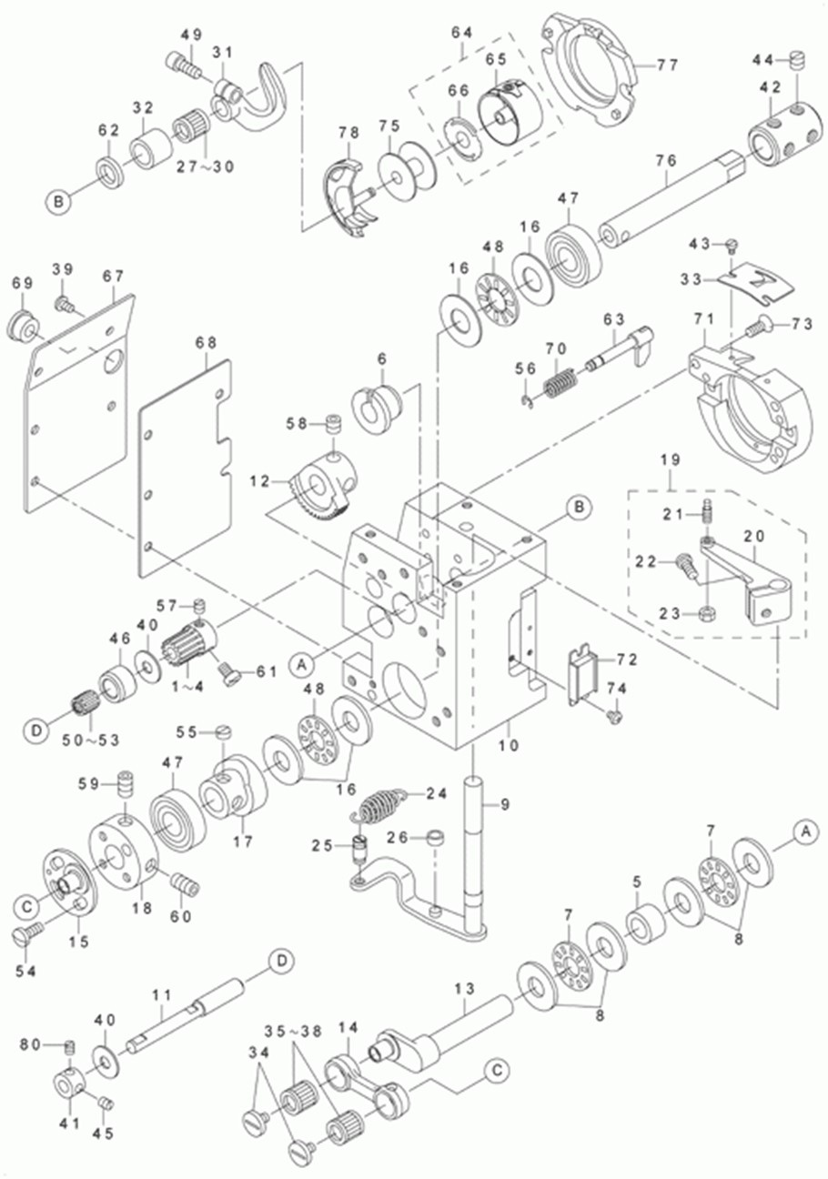 MOL-254 - 9. HOOK BASE COMPONENTS(1) фото