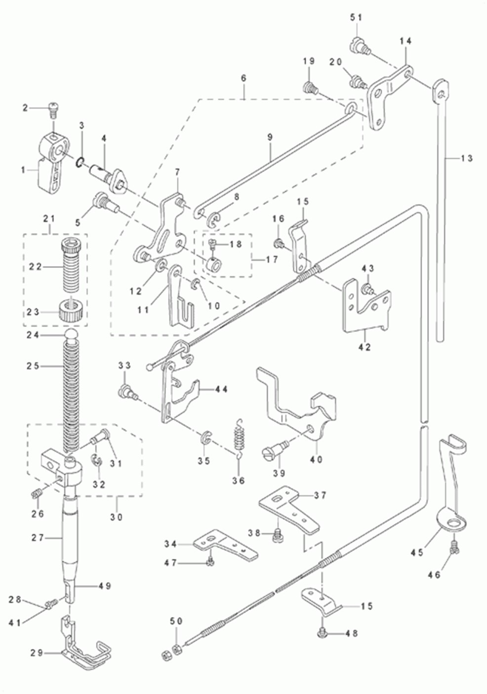 DMN-5420N-7 - 4.HAND LIFTER COMPONENTS фото