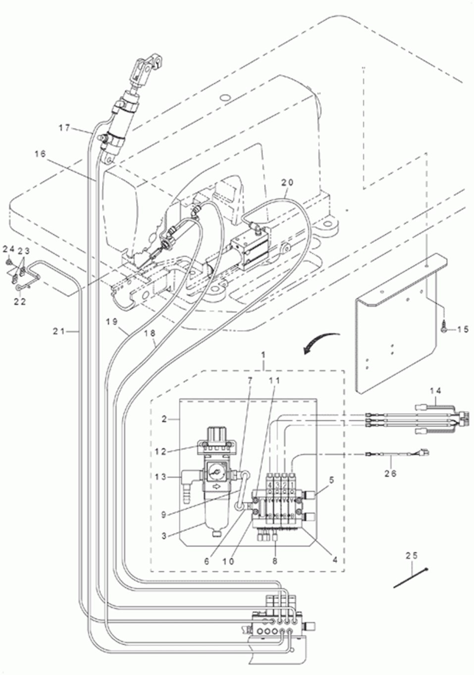 DLN-6390 - 13.PNEUMATIC & ELECTRIC COMPONENTS (EXCLUSIVE PARTS FOR DLN-6390-7) фото